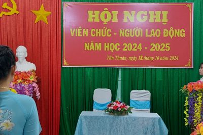 Hội nghị viên chức- người lao động 2024-2025