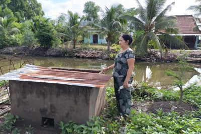 Đoàn thanh niên Trường MG Tân Thuận tham gia ”Lễ ra quân công trình tuyến đường hoa và vận động xây dụng lò đốt rác gia đình”