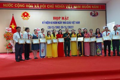 Họp mặt kỷ niệm 40 năm ngày Nhà giáo Việt Nam 20/11/1982 – 20/11/2022